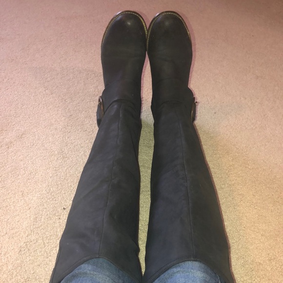 Steve Madden black Satirday boots - Picture 7 of 8
